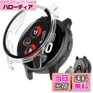 �y���������zJXRICH �Ή� Garmin Venu 3 �P�[�X �Ή� 45mm �y�� PC+�����K���X �K�[�~�� Venu3�p �ی�J�o�[ �����x �����ȒP �ϏՌ� �S�ʕی� venu 3 �p �J�o�[ 45mm �P�[�X�Ή� �F�F�N���A�A�T�C�Y�FGARMIN