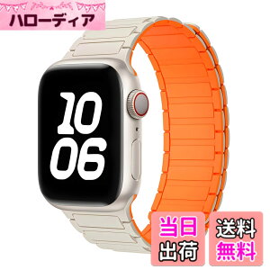�y���������z[JUNOVA] for Apple Watch �o���h �V���R���}�O�l�b�g�X�g���b�v 38mm 39mm 40mm 41mm 42mm 42mm 44mm 45mm 46mm 49mm�Ή� Apple Watch Series 11(42mm)/10/9/8/7/6/5/4/SE/SE3�p �����Y �F�F�X�^�[���C�g���I�����WB
