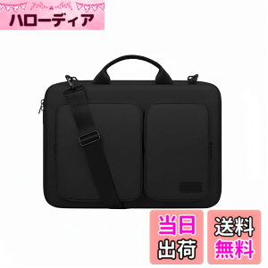 �y���������z�p�\�R���P�[�X �r�W�l�X�o�b�O �����Y �u���[�t�P�[�X 360°�ی� 13-16�C���` MacBook Air/Pro�Ή� �r�W�l�X�J�o�� �m�[�g�p�\�R�� �P�[�X �ϏՌ� ���� �F�F�u���b�N�A�T�C�Y�F15.6-16