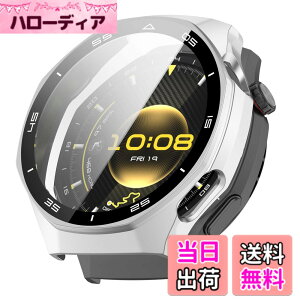 �y���������zTOORQR For �t�@�[�E�F�C HUAWEI WATCH GT 4 46mm�Ή� �P�[�X HUAWEI WATCH GT 4 �J�o�[�E�H�b�`�P�[�X �����K���X ��̌^ �ϏՌ� PC�f�ޒ����^ ���h�~ �S�ʕی� �w��h�~ ��U�h�~ �����x ����