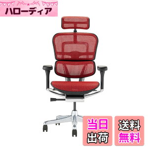 �y���������z�G���S�q���[�}��2(Ergohuman2) �I�t�B�X�`�F�A �F�F�t���[��:BLACK / ���b�V��:RED�A�T�C�Y�F�n�C�^�C�v
