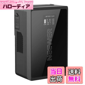�y���������zNEEWER �~�jV�}�E���g�o�b�e���[ 6800mAh 99Wh 14.5V �~�jV���b�N�o�b�e���[ 65W PD�^�C�vC/D�^�b�v/BP/USB A/�f���A��DC�|�[�g/OLED�f�B�X�v���C�t�� �J����/�J���R�[�_�[/���j�^�[/�r�f�I��