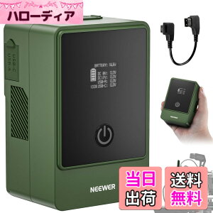 �y���������zNEEWER �~�jV�}�E���g�o�b�e���[ 6800mAh 99Wh 14.5V �~�jV���b�N�o�b�e���[ 65W PD�^�C�vC/D�^�b�v/BP/USB A/�f���A��DC�|�[�g/OLED�f�B�X�v���C�t�� �J����/�J���R�[�_�[/���j�^�[/�r�f�I��