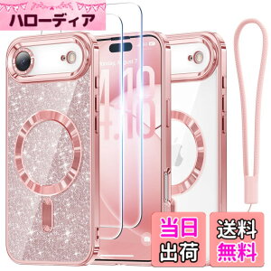 �y���������zMeifigno iPhone 15/16/17 �p�P�[�X �F�F���[�Y�S�[���h+HD�t�B���� 2���A�T�C�Y�FiPhone 17 Air
