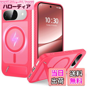 �y���������zFNDMIL Google Pixel Series �p �J�o�[ Mag-Safe�Ή� ���^ �F�F���[�Y�s���N [Magsafe�Ή�]�X�^���h�t���A�T�C�Y�FGoogle Pixel 9/9Pro