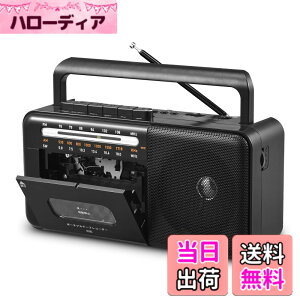 �y���������zGelielim ���W�J�Z FM/AM/���C�hFM�Ή� �J�Z�b�g�e�[�v�Đ�/�^�� �|�[�^�u���J�Z�b�g�v���[���[ AC100V/���d�r�d�l �z���C�g �F�F�u���b�N