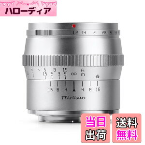 �y���������z�y�������K�i�z�������w TTArtisan 50mm f/1.2 C �F�F�V���o�[�A�T�C�Y�FX