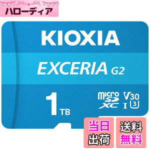 �y���������zKIOXIA(�L�I�N�V�A) �����Ń����� SDHC�J�[�h UHS-I U3 V30 Class10 �ő�Ǐo���x100MB/s Nintendo Switch����m�F�� �����T�|�[�g���K�i 5�N �F�F�u���[�A�T�C�Y�F1TB