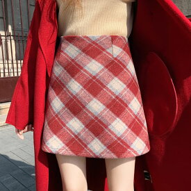 中学生 高校生 レディース ファッション 韓国 チェック ミニ スカート 3色 秋冬春 ボトムス 10代 20代 おしゃれ 15186