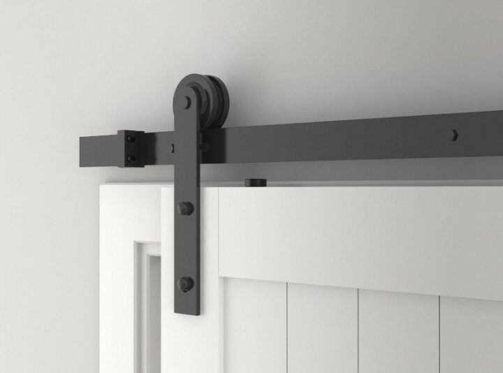 楽天市場 室内ドア 引き戸 バーンドア 片引き戸 5ft 1 500mm トラック レールキット 側面固定 アウトセット スライド 横開き 建具 扉 ドア 戸 上吊 吊り戸 吊車 滑車 室内 屋内 インテリア 寝室 トイレ 収納 間仕切り 倉庫 Diy ハローインテリア