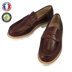 PARABOOT パラブーツ 099406 REIMS LIS GRENAT メンズ ランス ガーネット ローファー スリッポン フランス製 レザー 革靴