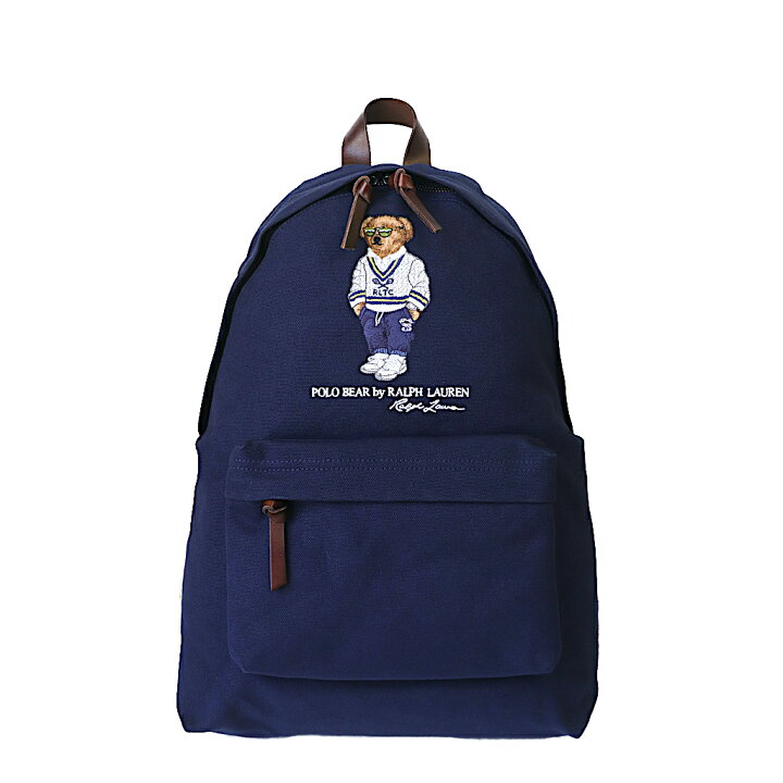 POLO RALPH LAUREN 】ベアバックパック キャンバス ネイビー 