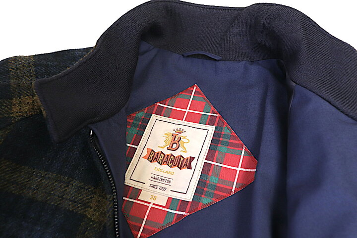 楽天市場】BARACUTA バラクータ アンパデッド パターン ウール G9 
