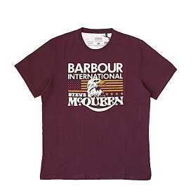 BARBOUR バブアーMTS0877 B.INTL EAGLE TEE バブアー インターナショナル イーグル T スティーブ・マックイーン コレクション プリント Tシャツ