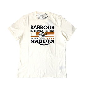 BARBOUR バブアーMTS0877 B.INTL EAGLE TEE バブアー インターナショナル イーグル T スティーブ・マックイーン コレクション プリント Tシャツ
