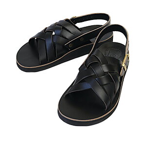 THE SANDALMAN サンダルマン WEAVE SLINGBACK ウィーブ スリングバック メンズ クロムエクセルレザー サンダル ブラック アメリカ製