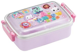 スケーター ギャビーのドールハウス 抗菌 ふわっとフタタイトランチボックス 食洗器対応 RBF3ANAG お弁当箱 一段 仕切り 小さめ おしゃれ スリム 子ども かわいい おしゃれ 女の子 女子
