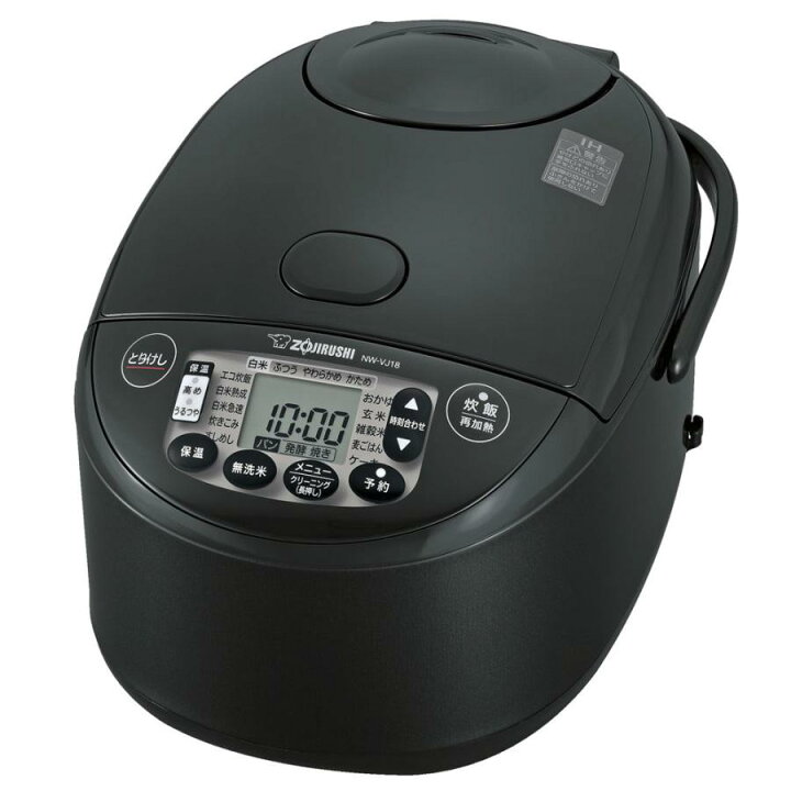 楽天市場】象印 ZOJIRUSHI IH炊飯ジャー 極め炊き 1升 ブラック NW 