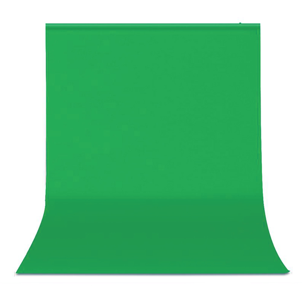 Hemmotop 背景布 緑 グリーンバック zoom用 1.5m x 2.0m クロマキー グリーンスクリーン 袋縫い ボール対応 Green Screen スタジオ バックペーパー 撮影用 背景 グリーンシート ポリエステル