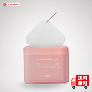 MEDIHEAL OFFICIAL(���f�B�q�[��) �X�N�G�A�g�i�[�p�b�h(�R���[�Q��) 100������ 170ml Square Facial Toner Pads (Collagen) 100P 170ml �ӂ����p�b�h �X�L���P�A �؍� �R�X��