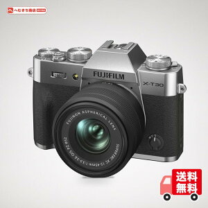 �x�m�t�C����(FUJIFILM) �~���[���X��� X-T30II XC�����Y�L�b�g �V���o�[ F X-T30 II LK-1545-S JP ���p�񌾌ꃂ�f��