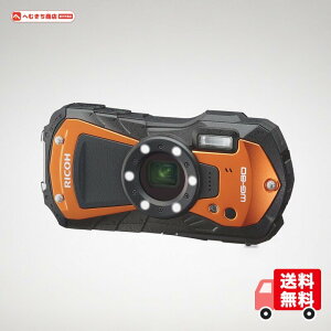 RICOH WG-80 ORANGE ���R�[�{�i�h���f�W�^���J���� 14m�h�� (�A��2����) 1.6m�ϏՌ� �h�o -10°C�ϊ� �A�E�g�h�A�Ŋ��􂷂�^�t�l�X�{�f�B CALS���[�h���ڂ� ����L�^�ȂǕ��L���r�W�l�X�V�[���Ŋ���31