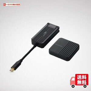 �G���R�� ���C�����X HDMI ����M�@�Z�b�g ���� USB Type-C �ڑ� 5GHz/�ő�30m�]�� �t��HD/60Hz �L���R���e���c�Ή� �u���b�N DH-CW4K110EBK