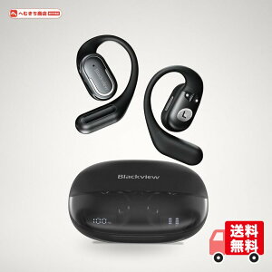 Blackview(�u���b�N�r���[)AirBuds 300 �I�[�v���C���[ �C���z�� Bluetooth 6.0 ���|���^ �����ǂ��Ȃ��C���z�� AAC�Ή� �ő�30���ԍĐ� IPX5�h�� �^�b�`���� �ʋ� �ʊw �����j���O