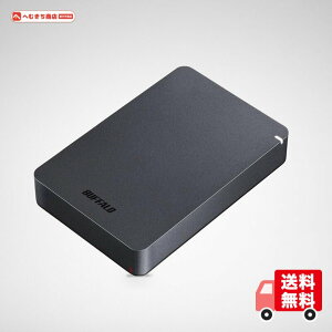 �o�b�t�@���[ �|�[�^�u��HDD 4TB USB3.1(Gen.1) �u���b�N �ϏՌ� HD-PGF4.0U3-GBKA