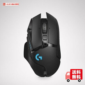 Logicool G �Q�[�~���O�}�E�X G502WL LIGHTSPEED ���C�����X �Q�[�~���O �}�E�X HERO 25K �Z���T�[ LIGHTSYNC RGB 11�v���O�����{�^�� POWERPLAY ���� �[�d �Ή� �u���b�N PC window
