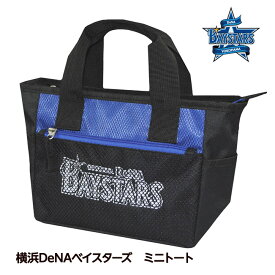 横浜DeNAベイスターズ ミニトート（保冷ポーチ付き） レザックス プロ野球 球団 ゴルフグッズ 暑さ対策 猛暑対策 ひんやり ベイスターズファン ゴルフ用品 グッズ ギフト プレゼント 父の日 誕生日 ベイスターズ バッグ