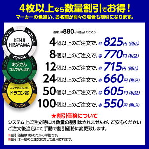 ゴルフマーカー名入れ覆面レスラーカジノチップマーカー8