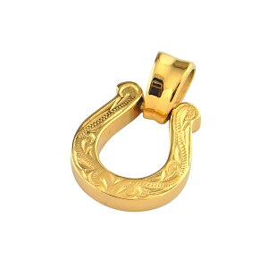 ハワイアンジュエリー 馬蹄 ホースシュー ステンレス ネックレス レディース スクロール ペンダント トップ 2way 金属アレルギー グラスホルダー ネックレス サングラスホルダー メガネホル