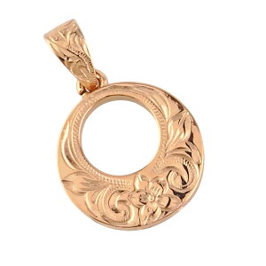 ステンレス ネックレス レディース ハワイアンジュエリー サークル プルメリア ペンダント 2way スクロール 金属アレルギー ペアネックレス メンズ グラスホルダー メガネホルダー サングラ