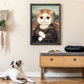 刺繍キット クロスステッチ キット 5D刺繍 図案印刷 図案 ダイヤモンドアート ビーズ 猫 かわいい おしゃれ 刺しゅうキット ししゅうキット 簡単 壁アート 壁装飾 飾り cxy175-ss