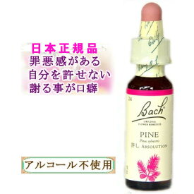 バッチフラワーレメディ パイン 癒しグッズ-失意と絶望 10ml 1本