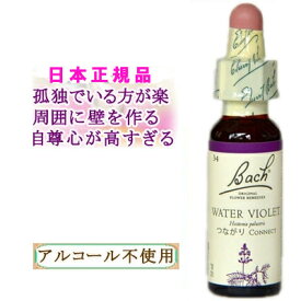 バッチフラワーレメディ ウォーターバイオレット 癒しグッズ-淋しさ寂しさ 10ml 1本