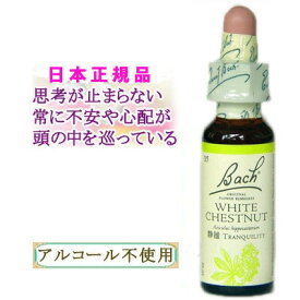 バッチフラワーレメディ ホワイトチェストナット 癒しグッズ-現実への無関心 10ml 1本
