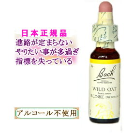 バッチフラワーレメディ ワイルドオート 癒しグッズ-内心の不確かさ 10ml 1本