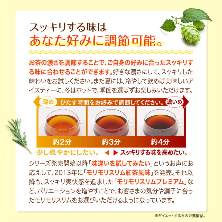 楽天市場】【公式】 黒モリモリスリム プーアル茶風味 約10日分 10包 