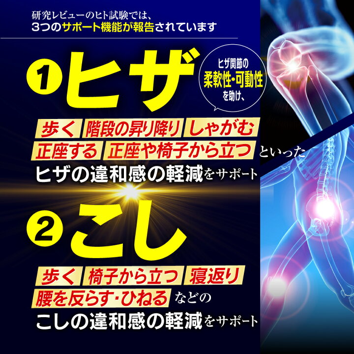 楽天市場】【公式】 ヒザこし健康源 機能性表示食品 約30日分 健康食品 