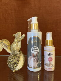 ☆お得☆うさぎシャンプー購入でヘアトナー(60ml）がついてくる！ローズやシトラスなどのハーブで皮膚に害虫を寄せ付けず被毛を健康にいい香り 。　ウサギシャンプー お手入れ ふわふわ つやつや 天然成分使用