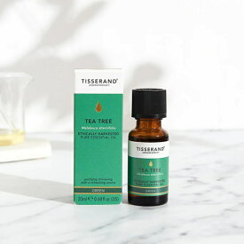 TISSERAND ティーツリー 精油 20ml エシカリー ピュアエッセンシャルオイル ティーツリー葉油 ティートリー ビーガン ロバートティスランド 人気