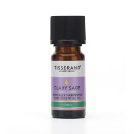 ティスランド クラリセージ 精油 9ml ピュアエッセンシャルオイル エシカリー ロバートティスランド CLARY SAGE オニサルビア油 ヴィーガン フェムケア 女性のためのヘルスケア 英国製