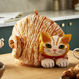 Ulster Weavers アルスターウィーバーズ シェイプ ティーコージー ジンジャーキャット Ginger Cat ネコ ポットウォーマー ティーポットカバー 正規輸入品 7GNCT041