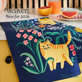 アルスターウィーバーズ コットンティータオル Marmalade Meadow マーマレードメドウ 猫 ネコ