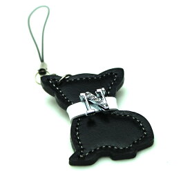 定形外郵便限定 送料無料キラキラ チワワ レザー イニシャル チャーム 日本製 牛革自社工場直販 特別価格