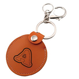 イニシャル 丸型フック付 キーホルダー コインケースシールキー コイン型 電子マネー Edy Quicpay ケース日本製 牛革 定形外郵便限定 送料無料