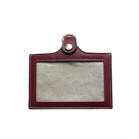 【訳あり】 HERBE id 両面 カードホルダー 革パスケース社員証 ケース 両面 革 日本製定形外郵便限定 送料無料