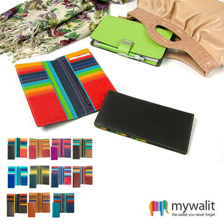 楽天市場】【お種銭付】 mywalit カーフ レザー 長財布 薄い 薄型 